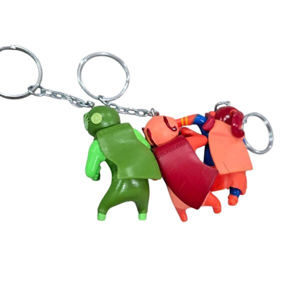 Boneloaf Gang Beast Keychains Set of 3 - Picture 2 of 3